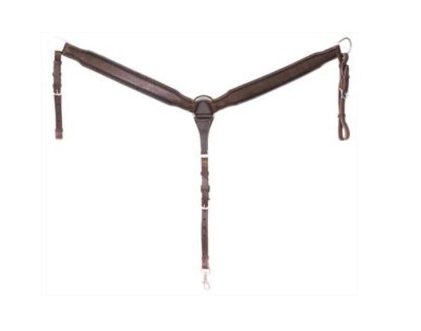 OXBOW RUNNING W TOOLING BREASTCOLLAR Sandbur Tack Western Wear