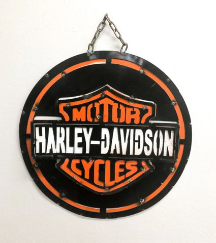 Harley Davison Metal Sign