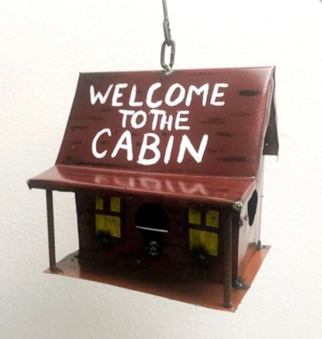 Welcome to the Cabin Birdhouse