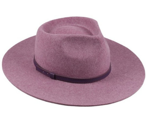Lyla - Lilac Panama Felt Hat