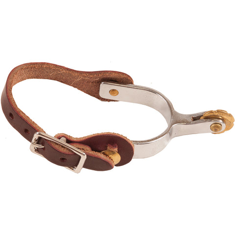 Chrome Toddler Spur with Straps