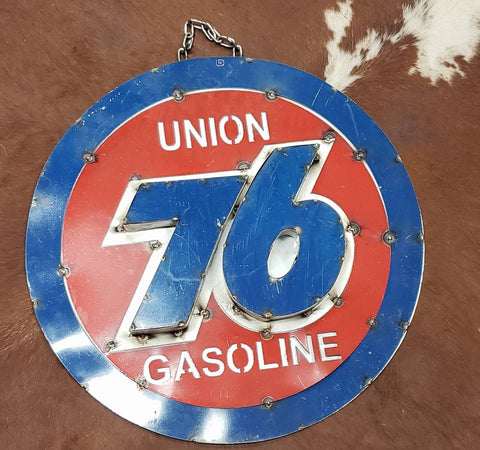 Union 76 Gasoline Metal Sign
