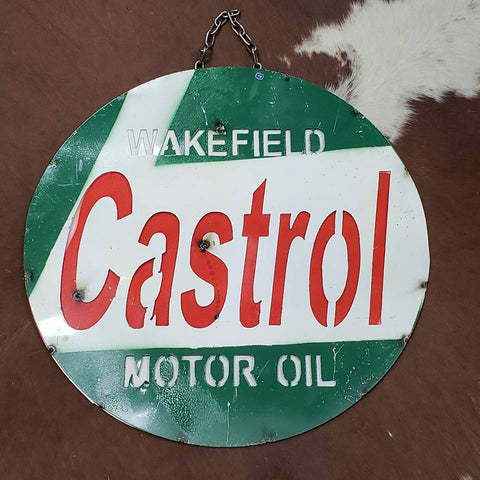 Castrol Motor Oil Metal Sign