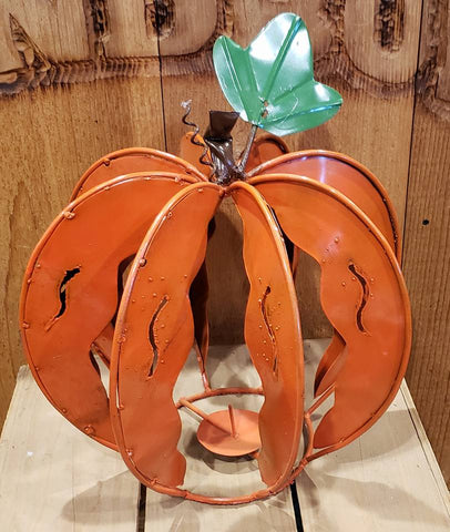 Sliced Metal Pumpkin
