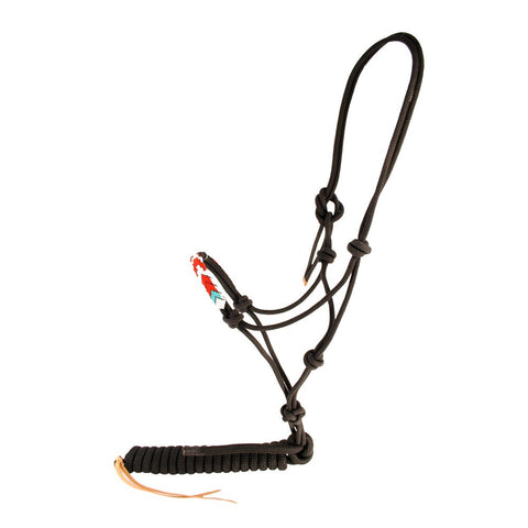 Beaded Nose Rope Halter with Lead - Mesa
