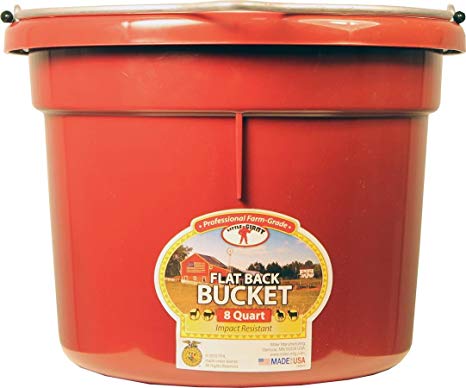 8 Qt Little Giant Flat Back Bucket