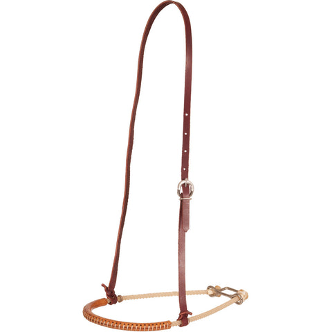1/4″ Single Rope Leather Covered Noseband