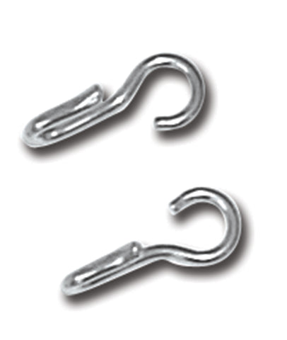 Myler Stainless Steel "J" Hooks (1 Pair)