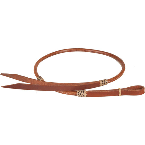 Harness Leather Over & Under with Rawhide Braid