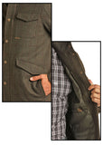 POWDER RIVER OUTFITTERS MEN'S FORREST PLAID COAT
