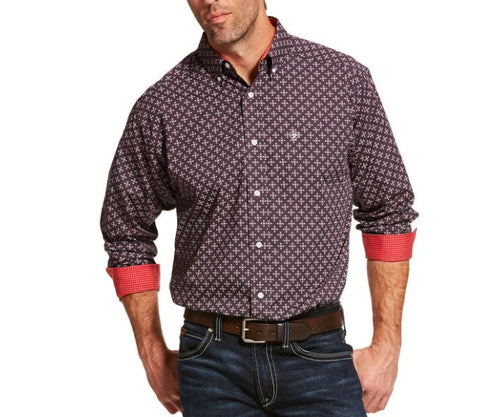 Men's Ariat Wrinkle Free Cleaves Classic Fit Shirt