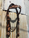 Vintage Sunflower Headstall