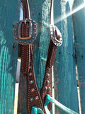 Martin Antique Turquoise Dots One Ear Headstall