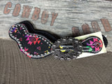 Black Aztec Spur Straps