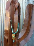 Ataggirl Brass Thunderbird Dog Tag Necklace