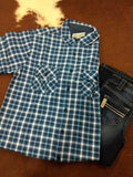 Boy's Plaid Button Up