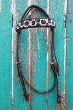 Cashel Browband Beaded Cheetah Headstall