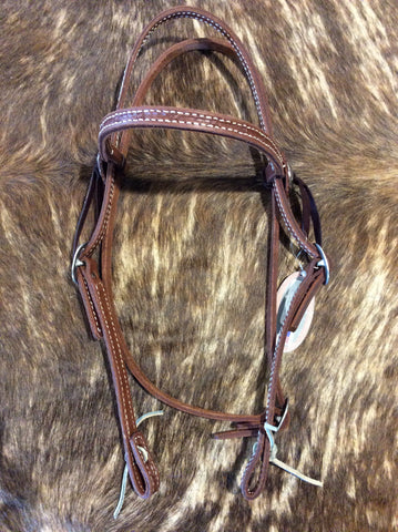 HR 5/8" Browband Barb Wire Headstall