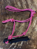 Diamond Weave Rope Halter with Lead Rope