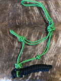 Diamond Weave Rope Halter with Lead Rope