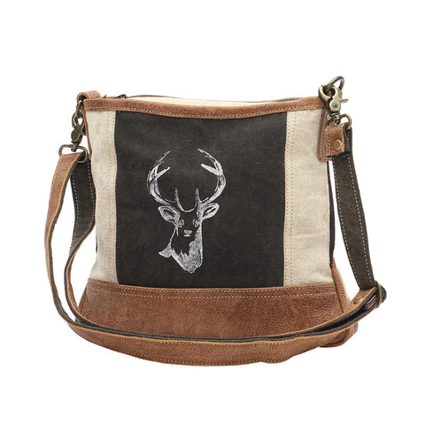 Myra Bag Reindeer Print Cross Body Purse