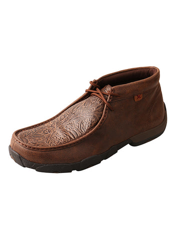 Twisted X Men's Brown Print Driving Moccasins