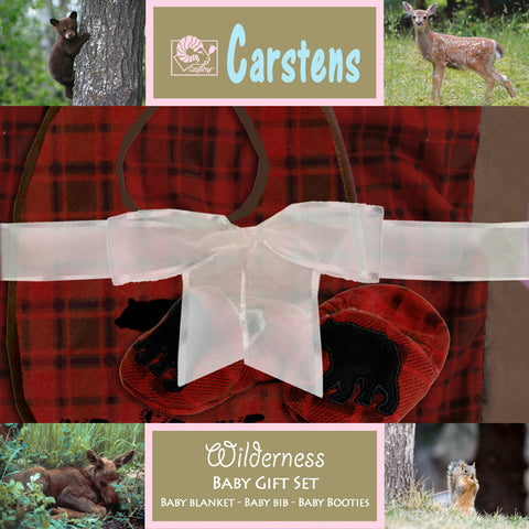 Red Plaid Bear Gift Set