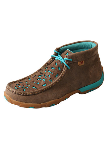 Twisted X Women's Bomber Turquoise Moccasin