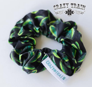 Crazy Train Brady Cactus Scrunchie