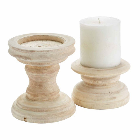 Mud Pie Short Chunky Candle Holder