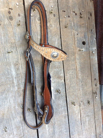 Sharon Camarillo Cowhide Headstall