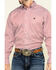 CINCH MEN'S RED TENCEL STRIPED LONG SLEEVE WESTERN SHIRT