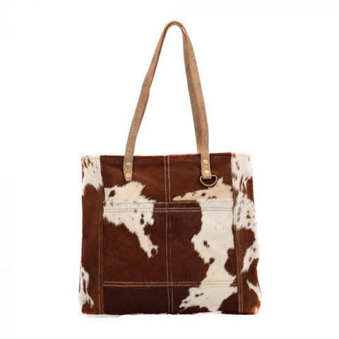 Carmel Front Pocket Cowhide Bag