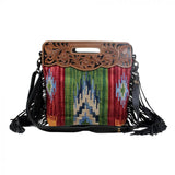 MYRA JARDIN HAND-TOOLED BAG