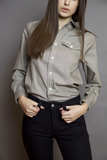 Kimes Ranch Ladies Lizzie Chambray Denim Button Up