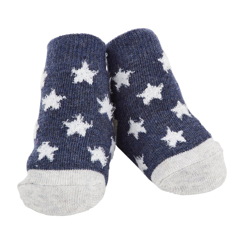 Mud Pie Navy Star Infant Socks