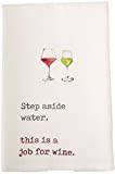 Mud Pie Hand Dish Towel, Step aside water