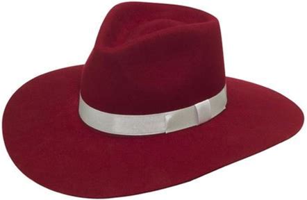 Ladies Pinch Front Hat Red