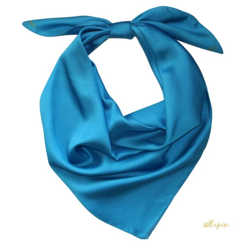 Whipin Solid Turquoise Wild Rag