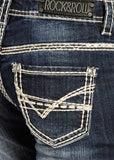 Rock & Roll Heavy Embroidered Riding Jean